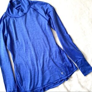 Apana High Neck Ruffle Back Workout Top